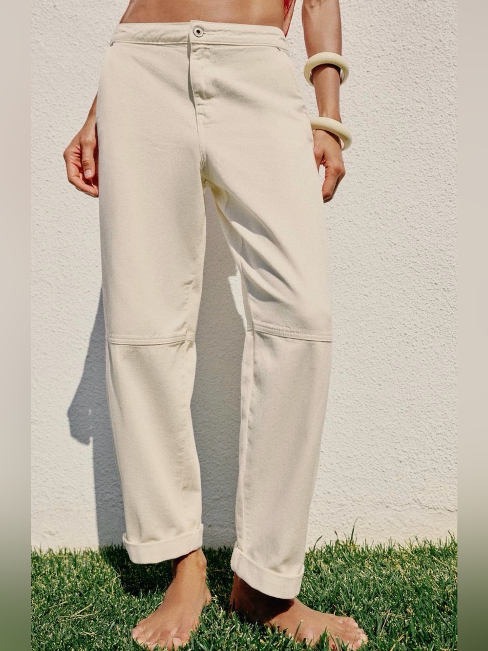 Zara loose fit chino jeans